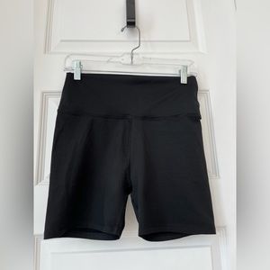 Black Spandex Biker Shorts